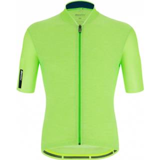 👉 Fiets shirt XXL mannen groen Santini - Colore Puro S/S Jersey Fietsshirt maat XXL, 8050703183137