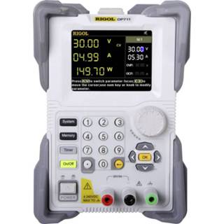 👉 Rigol DP711 Labvoeding, regelbaar 0 - 30 V 0 - 5 A 150 W RS232 Op afstand bedienbaar, OVP, Programmeerbaar Aantal uitgangen 1 x