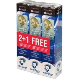 👉 Olieverf medium Van Gogh 200 ml Titaanwit - 2+1 Promo 8712079422424