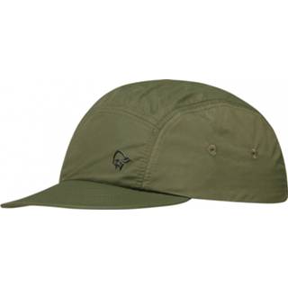 👉 Olijfgroen uniseks Norrøna - Five Panel Tech Cap Pet maat L/XL, 7042698414731