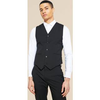 👉 Skinny Fit Gilet, Black