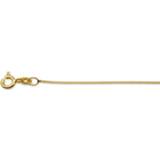 👉 Slank Gouden Gourmet Collier | Dikte: 0,8mm Lengte: 45cm