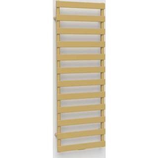 👉 Design radiatoren satijn goud mannen Blinq Manius designradiator 50x138,5cm 608watt 8717493239665