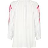 👉 Blous wit viscose gebloemd vrouwen toptrendy Blouse Alba Moda 4055708721708