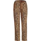👉 Broek viscose animalprint toptrendy vrouwen bruin Alba Moda 4055708822252