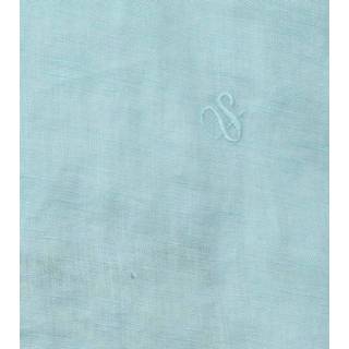👉 Overhemd linnen s streep male turkoois Scotch and Soda Aqua 8719029821986 2900056861038