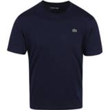 👉 Sport t-shirt male merklogo donkerblauw s blauw polyester Lacoste 3614038258059 2900059955024