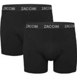 👉 Boxershort zwart katoen s XL XXL mannen Zaccini Boxershorts 2-pack Black-XL