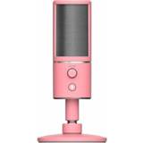 👉 Microphone roze active Razer Seiren x Ultra-CardioID Pickup Vibration Damping Live Broadcast (Pink)