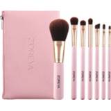 👉 Borstel roze active ZOREYA ZS744 7 in 1 Make-up Set Schoonheid Gereedschap Borstel, Buitenkleur: + tas