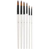 👉 Gouache nylon wol active Zhuting 2 Packs Stick Brush Set (6 stuks / punt)