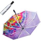 👉 Paraplu titanium zilveren active Illustrator Tri-vouwen lijm anti-ultraviolet opvouwbare (handmatige yan ran)