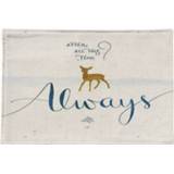 👉 Placemat zijde active 2 stks Flax Christmas Gedrukt Decoratieve Placemats Eettafel Isolatie Onderzetters, Specificatie: Enkele (Herten)