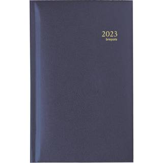 Agenda blauw stuks true zakagenda Brepols Interplan Lima 6-talig, blauw, 2023 5412303010290