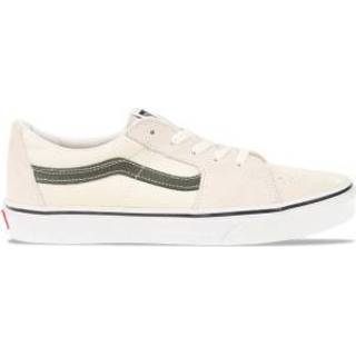 👉 Zand groen unisex stock wit Vans SK8-Low zand/groen