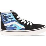 👉 Blauw unisex kinderen Vans SK8-Hi Flame