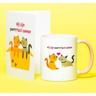 Keramiek Mok Wij Zijn Purrrfect Samen - En Kaart 8946004227710