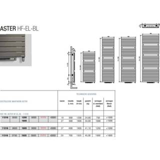 Wit Vasco Aster Hf-El-Bl electr.radiator m/blower 500x1205 n27 1750w ral 9016 5413754828434