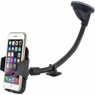 👉 Spons active Auto instrument station gebogen slang telefoon beugel, stijl: clip