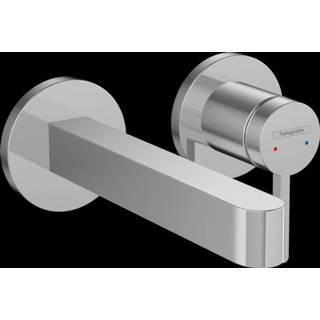 👉 Wastafelkraan chroom Hansgrohe Finoris afdekset 165mm met plug 4059625337820
