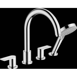 👉 Badkraan chroom Hansgrohe Vernis afdekset 211mm 4-gats 4059625328590