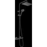 👉 Thermostaat zwart Hansgrohe Vernis showerpipe met mat 4059625330074