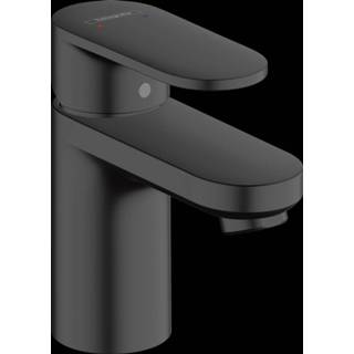 👉 Wastafelkraan zwart Hansgrohe Vernis 89 met waste mat 4059625326268