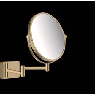 👉 Spiegel Hansgrohe Addstoris make-up 3x vergroting brushed bronze 4059625321973