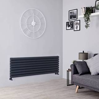 👉 Design radiatoren antraciet Radiator Horizontaal 140cm x 47,2cm 915Watt|Revive 5059803048509