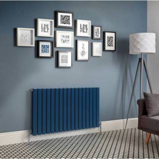 👉 Design radiatoren blauw Designradiator Horizontaal 63,5cm Hoog Donkerblauw | Keuze van Breedtes Delta 5059803077967