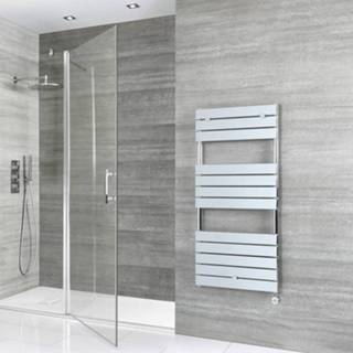 👉 Handdoekradiator chroom staal modern muur lustro elektrisch Elektrische Incl. Thermostatisch Verwarmingselement 60 x 121cm| 5051752606038