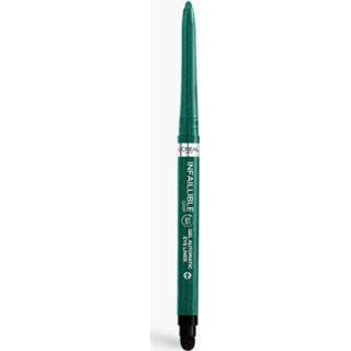 👉 Oogpotlood donkergroen gel One Size L'Oreal Paris Infallible Grip 36H Automatic Eyeliner, Green