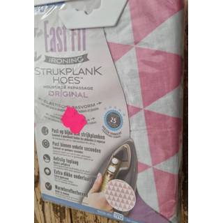 👉 Strijkplankovertrek roze JML Fast Fit dessin 8719481533571