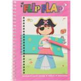 👉 Kleurboek roze Flip Flap - 8711851402104