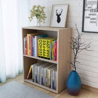 👉 Boekenkast bruin 60x31x78 cm spaanplaat eikenkleurig 8718475570066