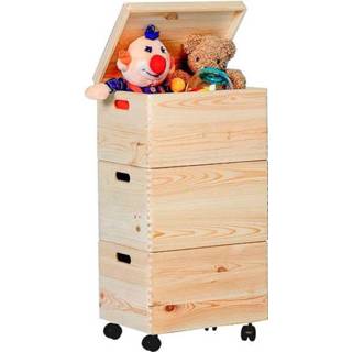 👉 Opbergbox bruin houten Combi 5414045983634