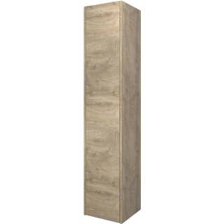 👉 Hoge kast eiken Saniselect 35x35x169 cm Raw Oak 8714176003728