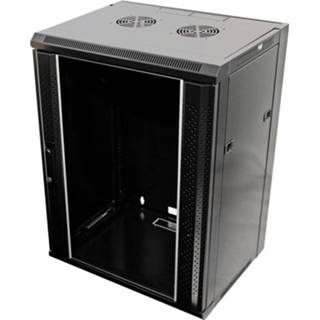 👉 Wandkast zwart Value 19 inch (b x h d) 570 775 600 mm 15 HE 7611990130887