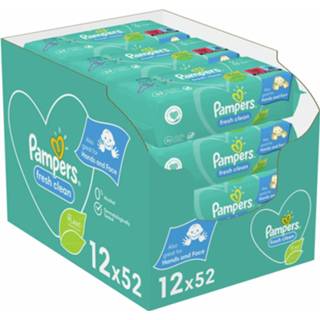👉 Pamper Pampers - Fresh Clean Billendoekjes 624 doekjes 12 x 52 8001841078441