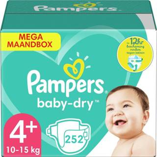 👉 Pamper baby's Pampers - Baby Dry Maat 4+ Maandbox 168 luiers 7436926539530