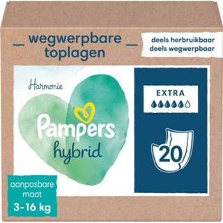 Pamper Pampers - Harmonie Hybrid Absorberende Wegwerpbare Toplagen 20 stuks 8006540354155