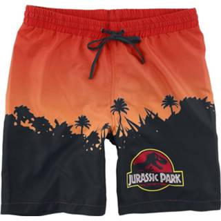 👉 Zwembroek mannen m meerkleurig Jurassic Park - Logo und Skyline 4064854483958