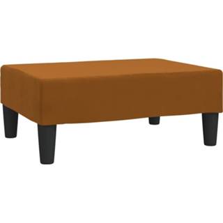 👉 Voeten bank fluweel active groen Voetenbank 78x56x32 cm lichtgroen 8720286636084
