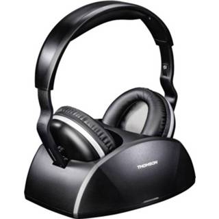 👉 Koptelefoon zwart zilver Thomson WHP3321BK Over Ear Radiografisch TV Zwart/zilver 4047443458322