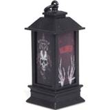 👉 Ornament small active 4 stks Halloween Window Decoratie Props Fecoration Oil Lamp Windlamp Lichtgevende Ornamenten (Ghost)