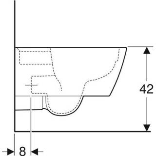 👉 Wandcloset wit Geberit iCon Square Rimfree Keratect 4022009329490