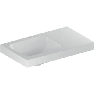 👉 Fontein wit Geberit iCon Light 53x31 cm, 1 kraangat, zonder overloop aflegvlak rechts, 4025410894519