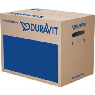 👉 Toiletset wit Duravit No.1 staand inclusief reservoir en toiletzitting 39 x 65,5 77,5 cm,