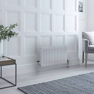 👉 Wit Kolomradiator Horizontaal Klassiek 3-Kolommen 78,5 x 50cm 971 Watt | Windsor 5059803061362