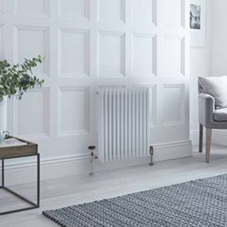 👉 Wit Kolomradiator Horizontaal Klassiek 4-Kolommen 60,5 x 75cm 1425 Watt | Windsor 5059803061522